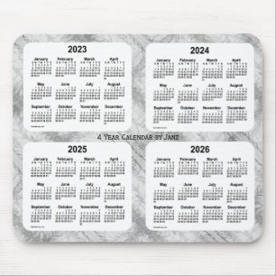 2023-2026 TextilGrått 4-årskalender från Janz Musmatta