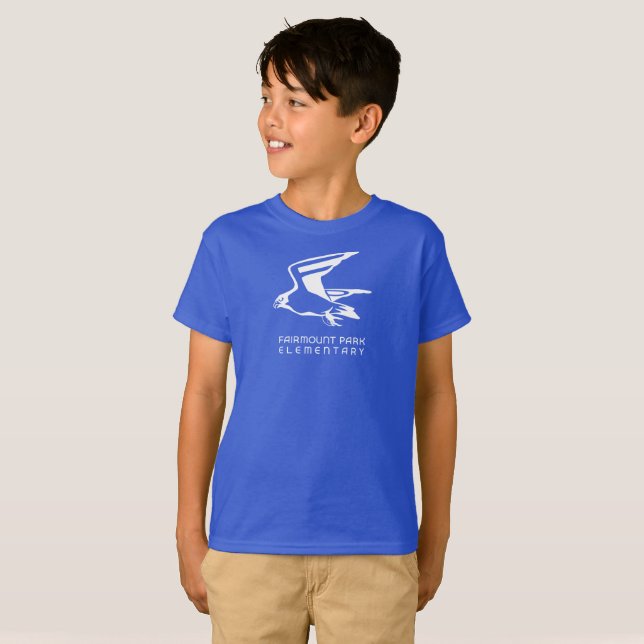 2023-24 FPE Falcon Blue Boys T-Shirt (Hel framsida)