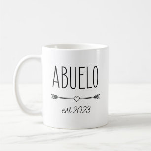 2023 Abuelo Gravid Meddelande om spanska farfar Kaffemugg