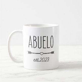 2023 Abuelo Gravid Meddelande om spanska farfar Kaffemugg