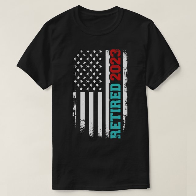 2023: Amerikan för pension och pensi T Shirt (Design framsida)