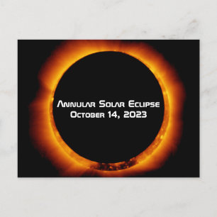 2023 Annular Solar Eclipse Vykort