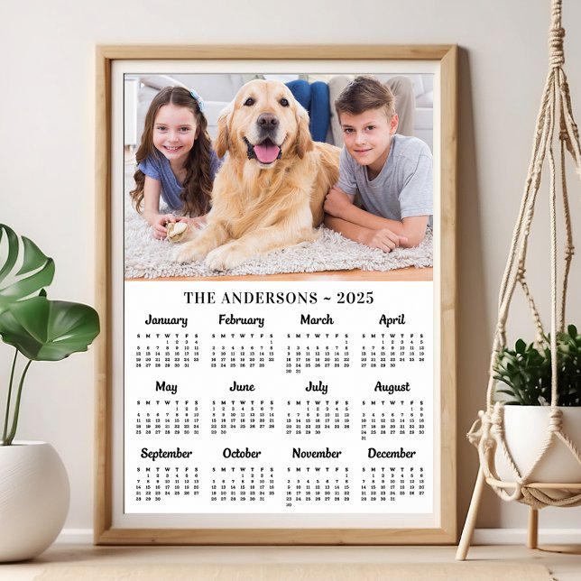 2023 Anpassad Foto Nyår 12 Månaders Kalender Poster (Skapare uppladdad)