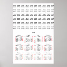 2023 Anpassad Skapa Din Egen Kalender Affisch
