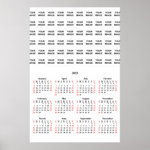 2023-Anpassningsbarna Skapar din egen kalender Pos Poster