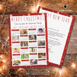 2023 År i recension 2024 Calendar 12 Photos Red Julkort<br><div class="desc">KONTAKTA KONSTRUKTIONEN FÖR UPPDATERAD KALENDER. Skicka julhälsningar och ditt 2023-årsjubileum i en sammanfattning eller högdagrar med ett 2024-års kalendrar med 12 bilder och ditt val av hälsning på framsidan och baksidan (visas med GOD JUL och GOTT NYTT ÅR) i modern, handskriven eller tryckt typografi och röd bakgrund med vitt ljus....</div>