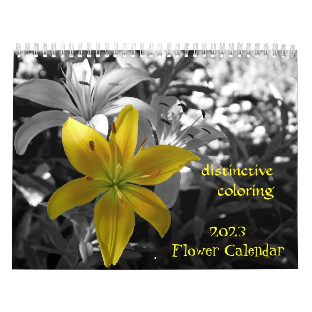 2023 års blomskalender kalender (Omslag)