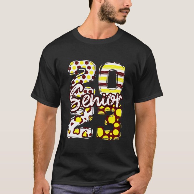2023 års högsta grad av Studenten och Guld T Shirt (Framsida)