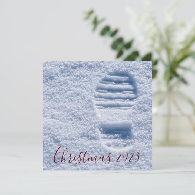 2023 års Jultomten-startutskrift Julkort (Stående Fram)