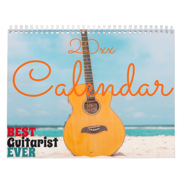 2023 års kalender för bästa guitarist någonsin | 2 (Omslag)