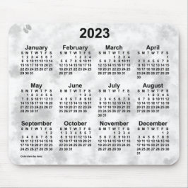 2023 års kalender för molndagar av Janz Musmatta