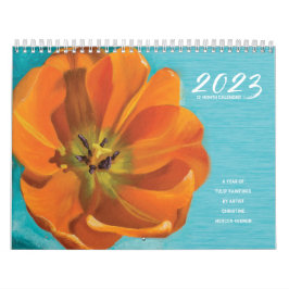 2023 års kalender för tulipblommor
