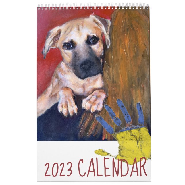 2023 års kalender för Ukrainas räddning av sällska (Omslag)