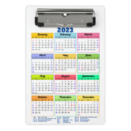 2023 års kalender med offentliga Helgdagar, modern