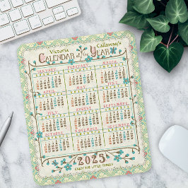 2023 års kalender Victorian Art nouveau | ANPASSNI Musmatta