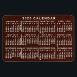 2023 års månadskalender Brunt träbetskorn enkelt Magnet<br><div class="desc">I denna 2023-åriga kalendermagnet visas veckodagarna för varje månad i vitt på en brun bakgrundsdesign med liten effekt på träkornen. Det är perfektens flexibla månadskalender för magnet om du är tittar för en något rustik men professionellen känner det. Vet alltid vilket datum det är och kontrollera veckodagarna med denna enkla,...</div>