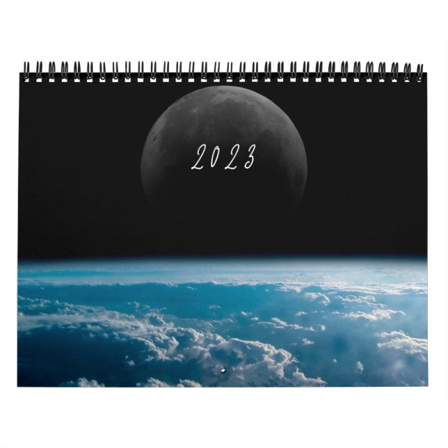 2023 års utrymmesvägskalender kalender (Omslag)