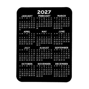2023 års visningskalender för Fullt - grundläggand Magnet