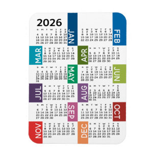 2023 års visningskalender för Fullt - roligt och f Magnet