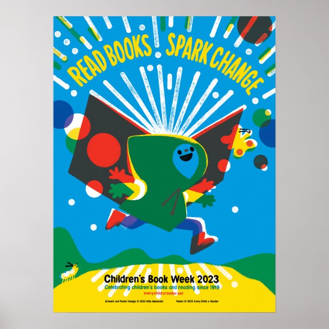 2023 Barns Bok-vecka Poster (Framsidan)