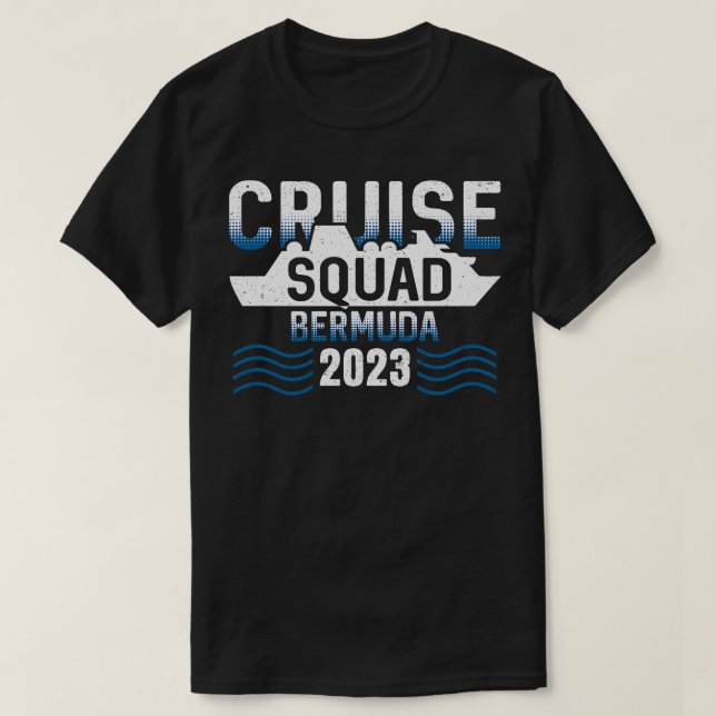 2023 Bermuda Cruise Squad T Shirt (Design framsida)