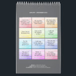 2023 Bible Verse Calendars Kalender<br><div class="desc">Temat för 2023 års Bible Verse-kalender är "Sång från Scripture". Varje månad har sång en annan rubrik eller text från omhuldade hymner och sång direkt från skript. Med fet färg för varje säsong kommer den här kalendern att komplettera alla hem- eller kontorsväggar. US & Christian Helgdagars noterade (minus Bra Fredag...</div>