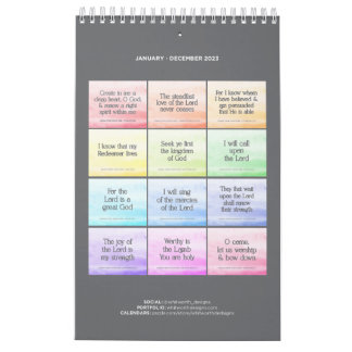 2023 Bible Verse Calendars Kalender