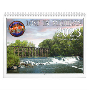 2023 Borttappad i Michigans väggkalender Kalender