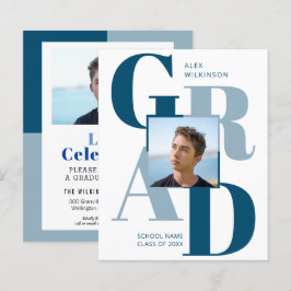 2023 BUDGET Modern Blå Skript 2 Foto Inbjudan