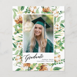 2023 BUDGETinbjudan Eucalyptus Photo Studenten Flygblad