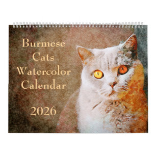 2023 Burmesiska Cat Mamma Owner Älskare Gift Kalender