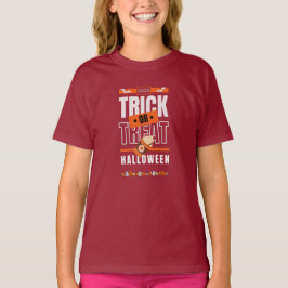 2023 Bus eller godis-Halloween-design T Shirt