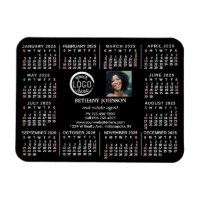 2023 Calendar Anpassningsbar Business Logotyp Phot