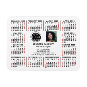 2023 Calendar Business Logotyp Photo Text Easy Anp Magnet