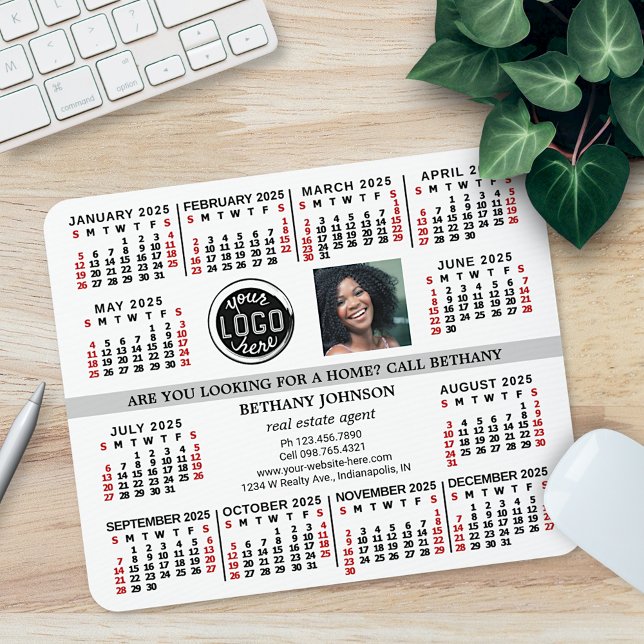2023 Calendar Business Logotyp Photo Text Easy Anp Musmatta (Skapare uppladdad)