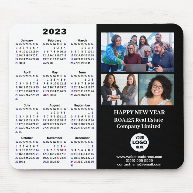 2023 Calendar Business Photo Company Logotyp Anpas Musmatta (Framsidan)