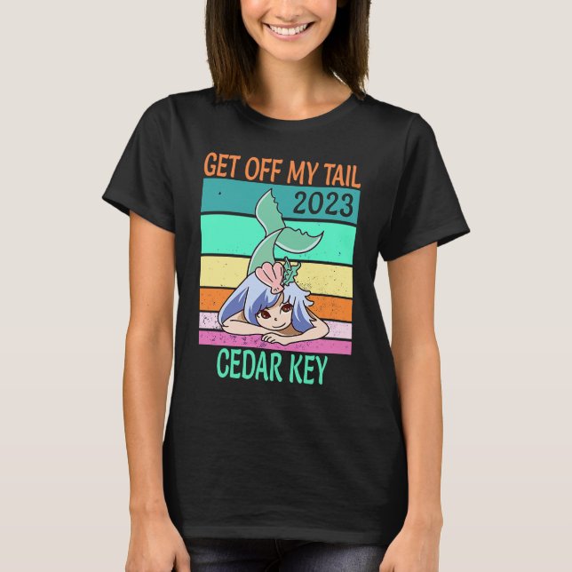 2023 Cedar Key Semester Siren T Shirt (Framsida)