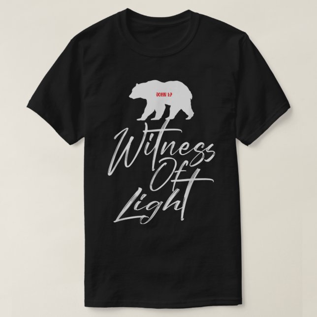 2023 Christian Apparel Gospel John 17 Bear Witness T Shirt (Design framsida)