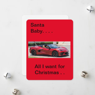 2023 Corvette till jul Julkort