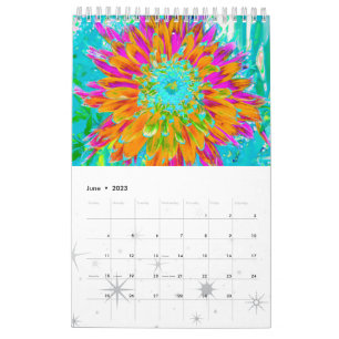 2023 Dahlia Flowers Kalender