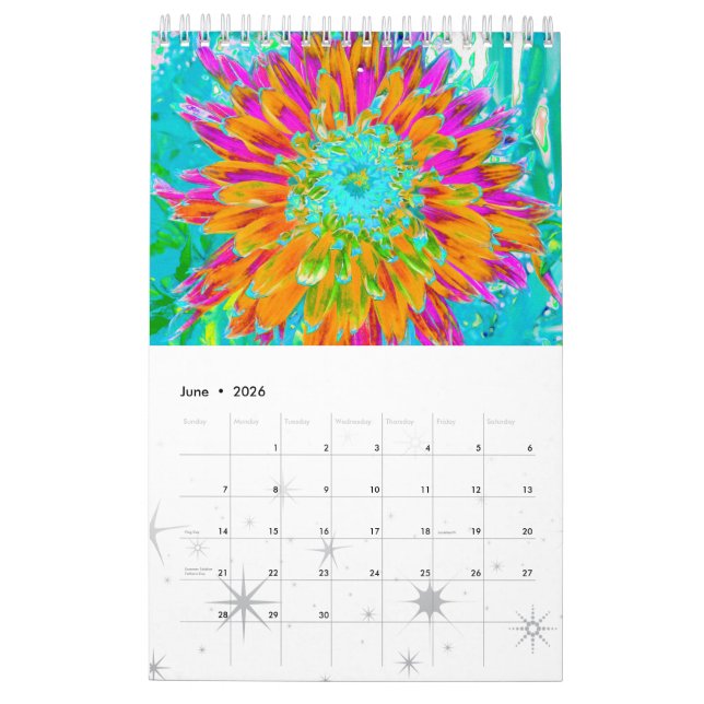 2023 Dahlia Flowers Kalender (Jun 2026)