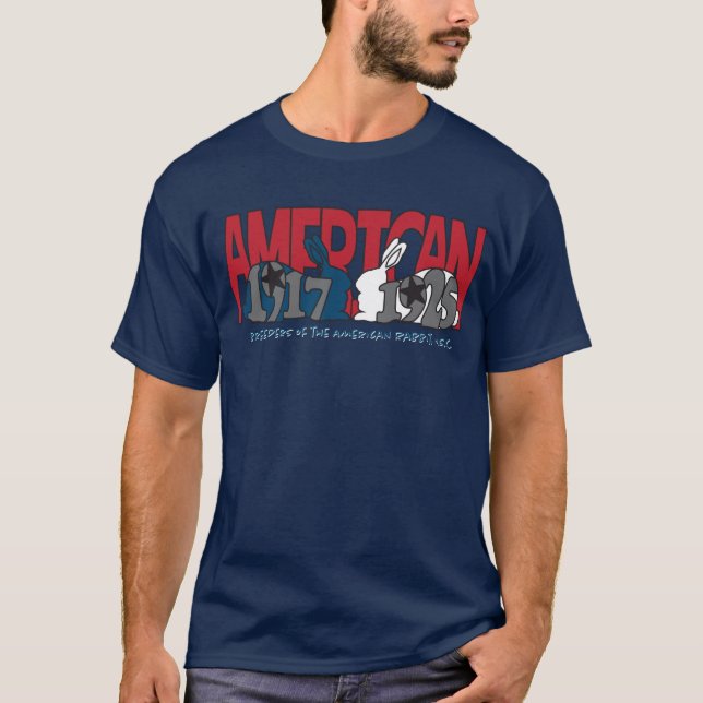 2023 Design Tävling Winner BARNSC American Rabbits T Shirt (Framsida)