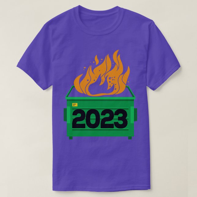 2023 Dumpster Fire All Sucks T Shirt (Design framsida)