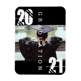 2023 Examens Typografi Fet Foto Magnet