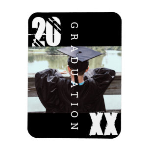 2023 Examens Typografi Fet Foto Magnet