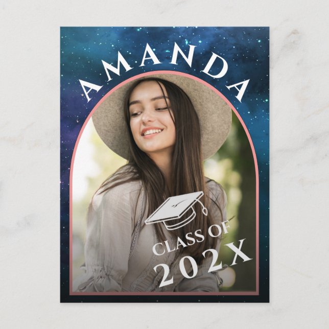 2023 Examensfoto Annonsering om utexaminerad Inbju Vykort (Framsida)