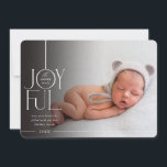 2023 FAMILY PHOTO-elegant - modern svart toning Julkort<br><div class="desc">by kat masard >> WWW.SIMPLYSWEETPAPERIE.COM <<< En elegant kortdesign som innehåller citatet "GLATT" med skripttyp för kombinerad elegant med serif-typografi och oformaterad färg på baksidan,  ge dig möjligheten att skicka ett personligt meddelande. Med trendigets kantade fyrkantiga foto på framsidan för ditt favoritfoto!</div>