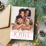 2023 FAMILY PHOTO modern minimalist GLATT red Meddelande<br><div class="desc">by kat masard >> WWW.SIMPLYSWEETPAPERIE.COM <<<< En on trend card design med offerten GLATT med ditt favoritfoto CONTACT kat@simplysweetpaperie.com om du behöver hjälp med att få fotot att passa perfekt</div>