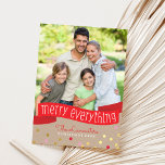 2023 FAMILY PHOTO söt konetti merry allt Julkort<br><div class="desc">by kat masard >> kat@simplysweetPAPERIE.com << *** NOTE - SHINY GULD EFFECT AND KRAFT LOOK ÄR ETT UTTRYCKT speciellt meddelande om BILD Send och extra med stil och pizzazz i år.. Personlig med dina detaljer och foton som mina moderna helgdag säkert kommer att klara sig ut från hälsning som dina...</div>