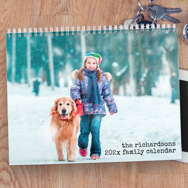 2023 Fotokalender Anpassad Titel och 13 Bilder Kalender (Photo Calendar with full size photo for every month)